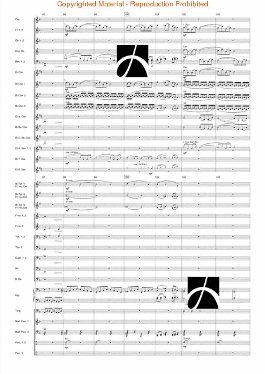 Tanczi Concert Band scores gallery preview page 37