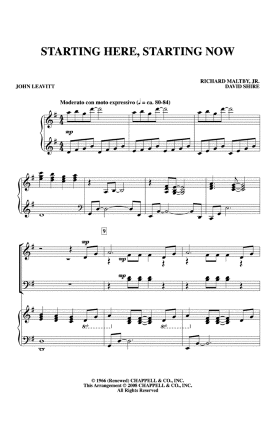 Starting Here, Starting Now 4-Part scores gallery preview page 2