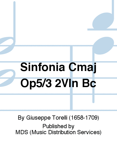SINFONIA CMaj OP5/3 2Vln BC