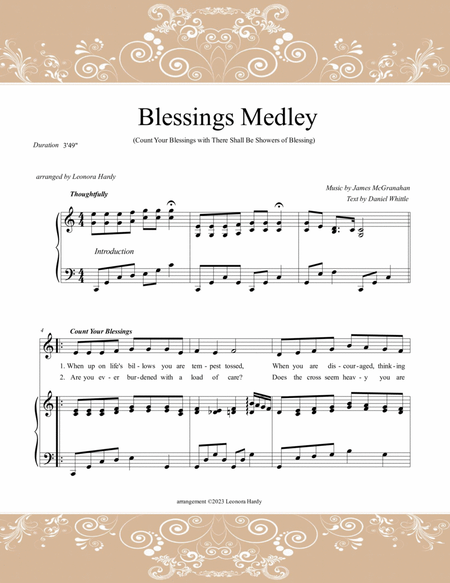 Blessings Medley (Thanksgiving) image number null