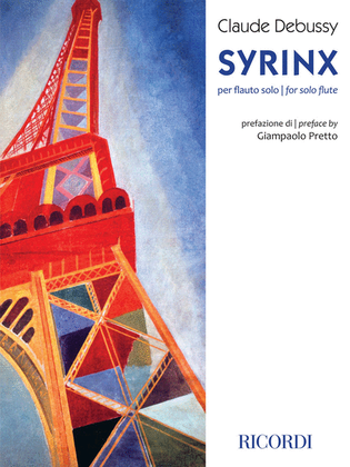 Book cover for Syrinx [La flute de Pan] (for Flute solo)