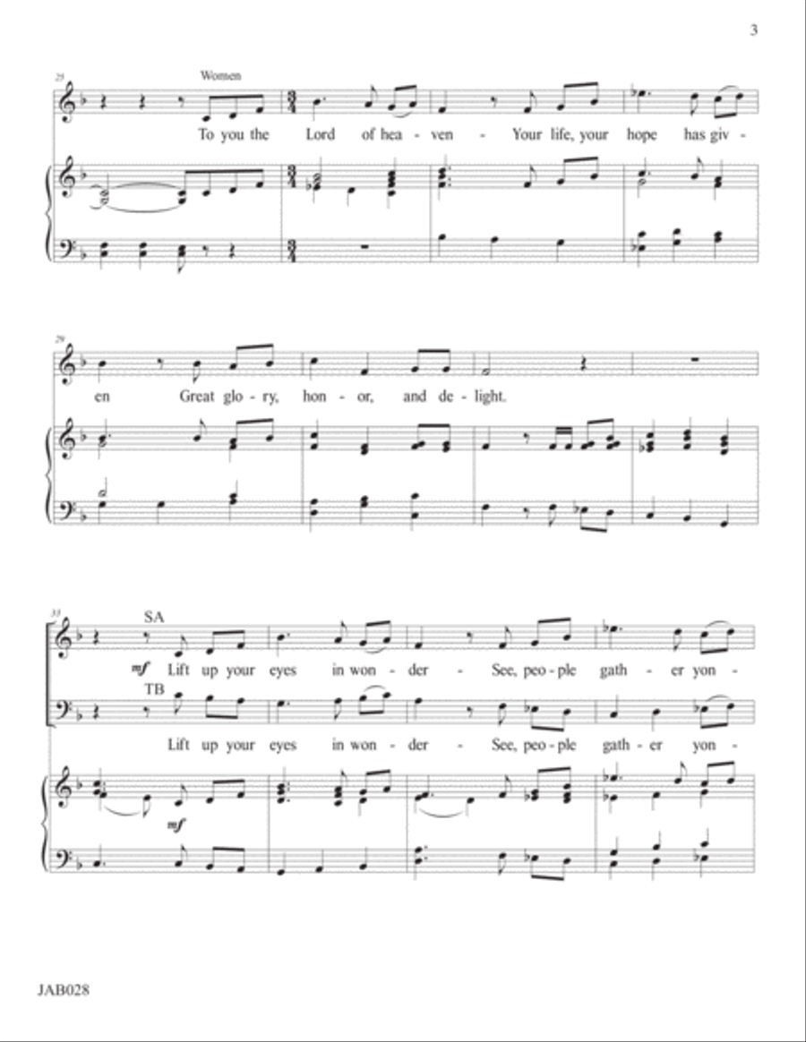 ARISE AND SHINE! 2-Part scores gallery preview page 3