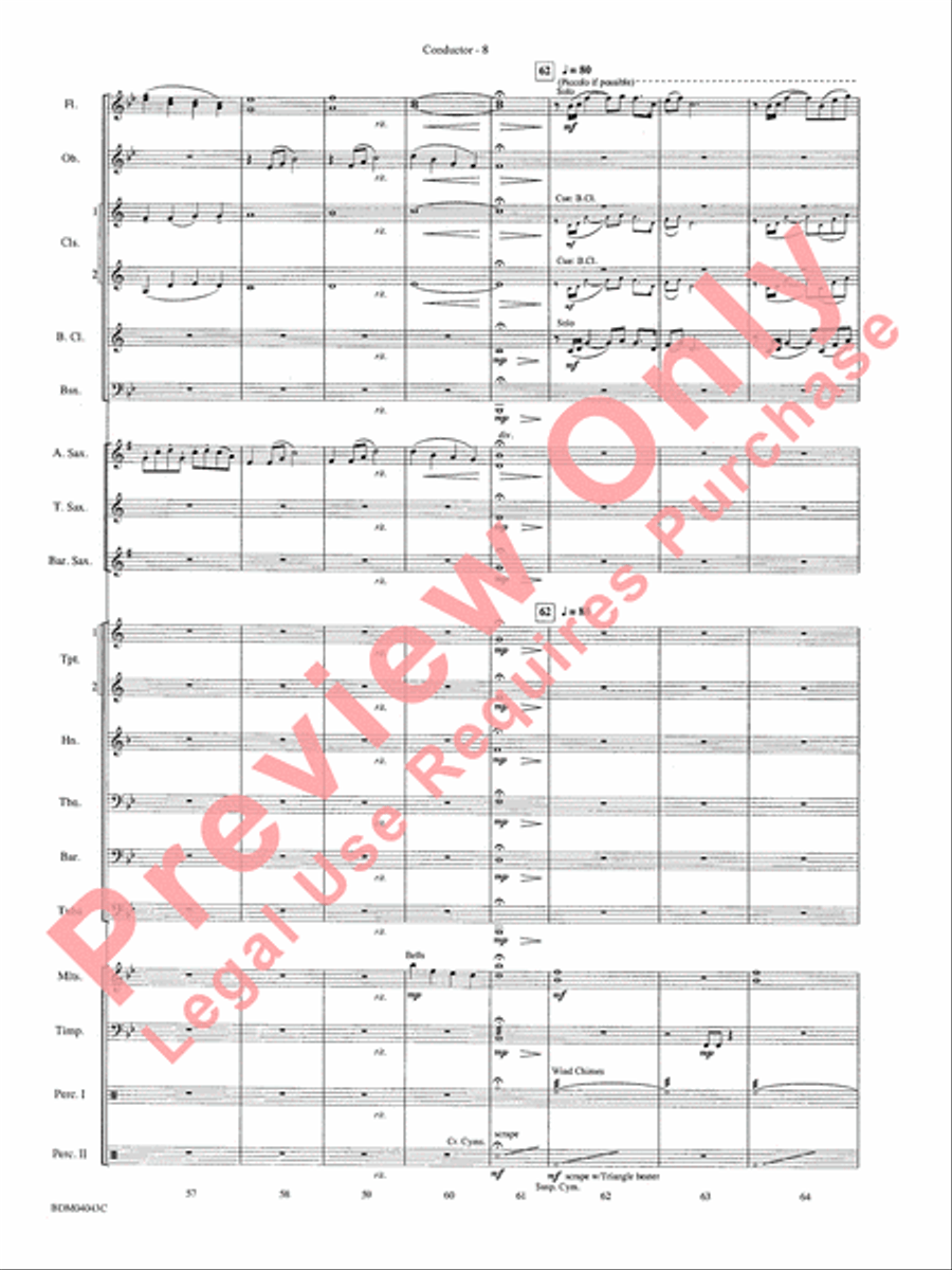 Kronos Kronos Concert Band scores gallery preview page 11