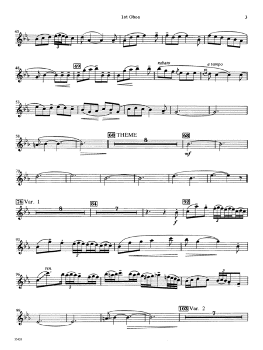 Le Carnaval de Venise: Oboe Concert Band scores gallery preview page 2