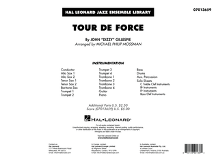 Book cover for Tour De Force (arr. Michael Philip Mossman) - Conductor Score (Full Score)
