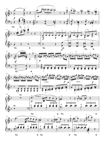 Mozart Fantasia in D Minor - K. 397/385g - Original With Fingered image number null
