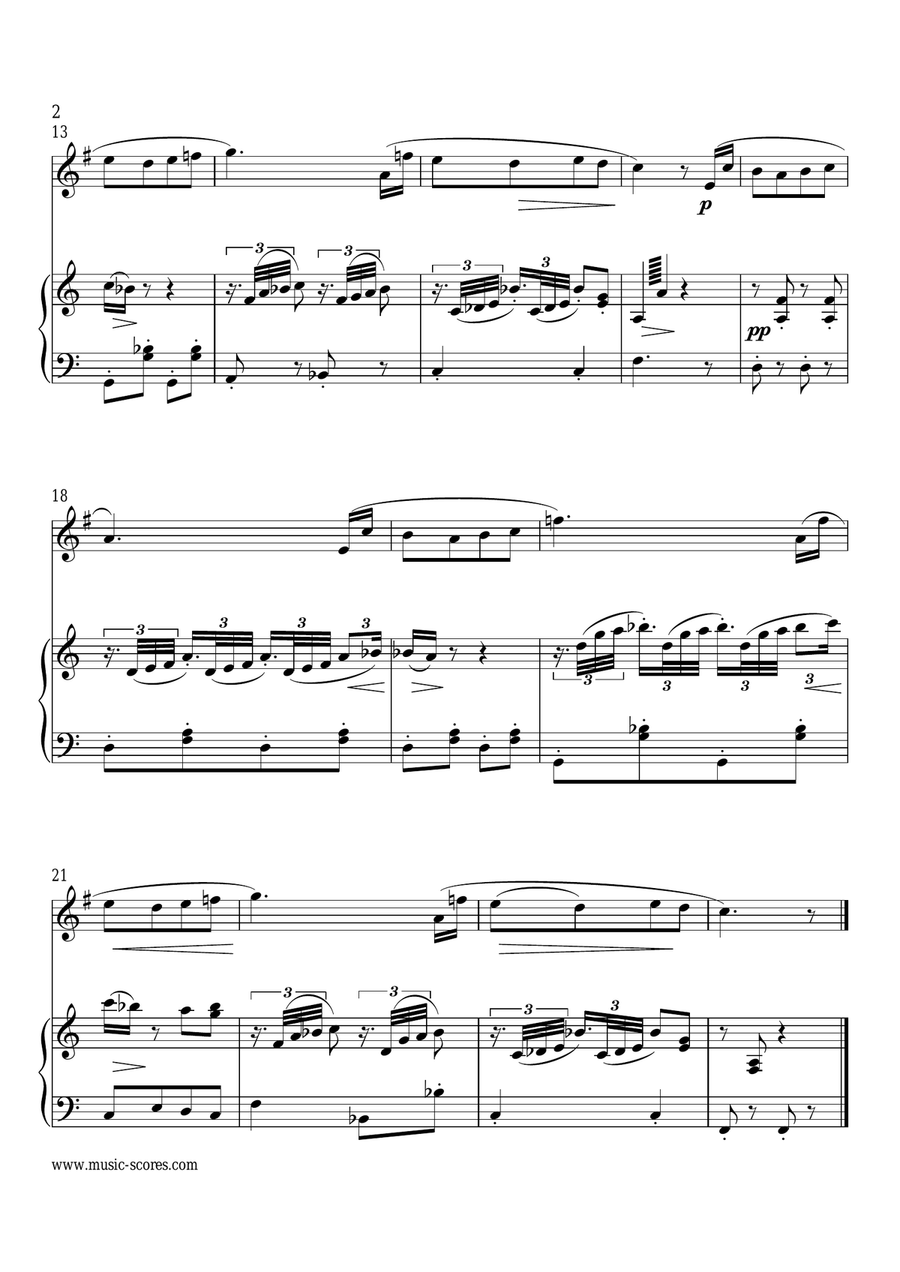 Verdi: Forza del Destino - French Horn Piano scores gallery preview page 2