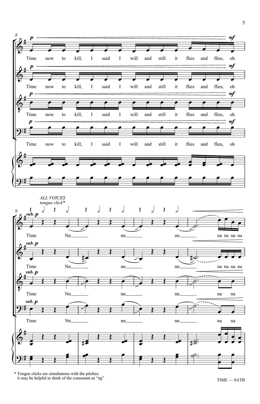 Time 4-Part scores gallery preview page 5