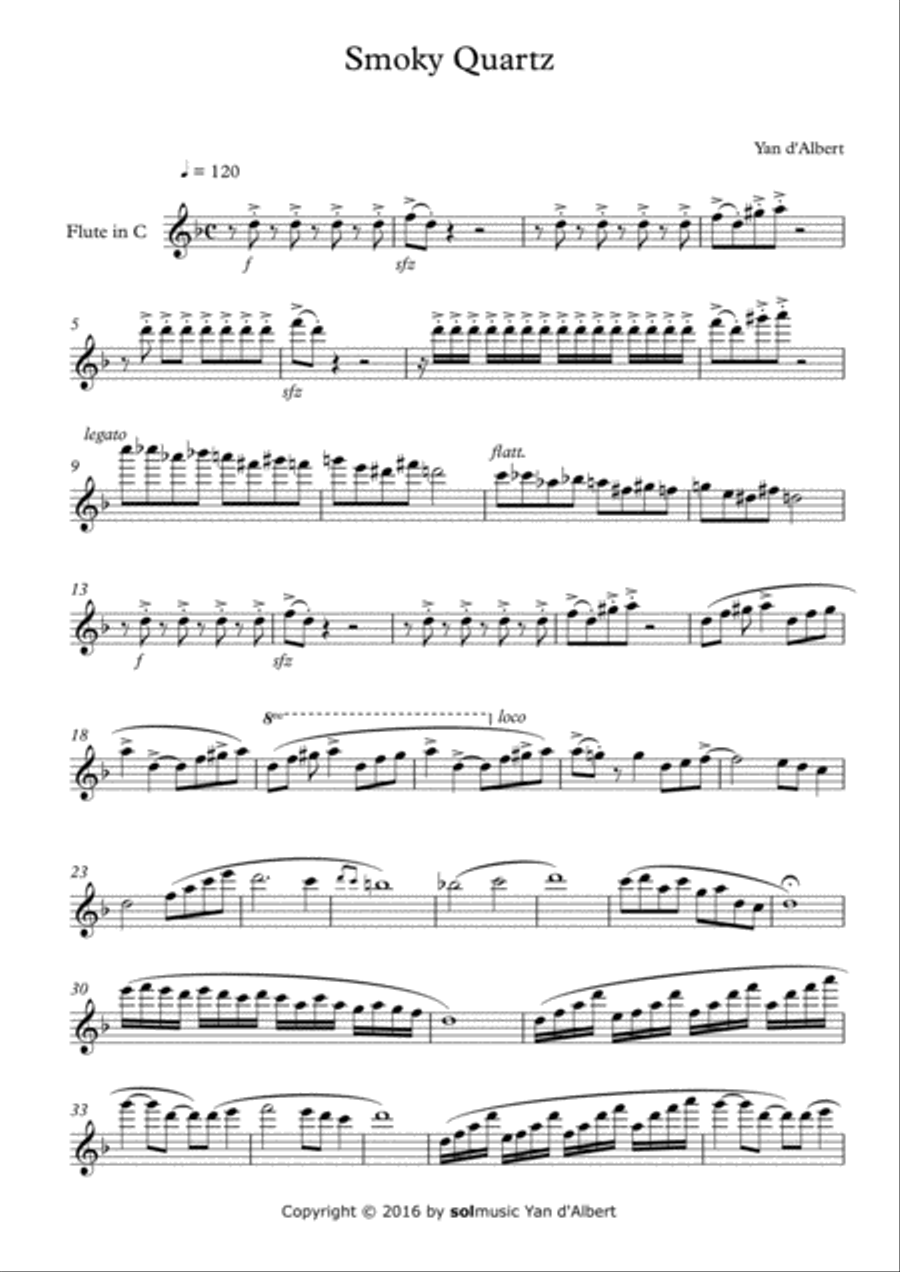 SMOKY QUARTZ Flute Solo scores gallery preview page 2