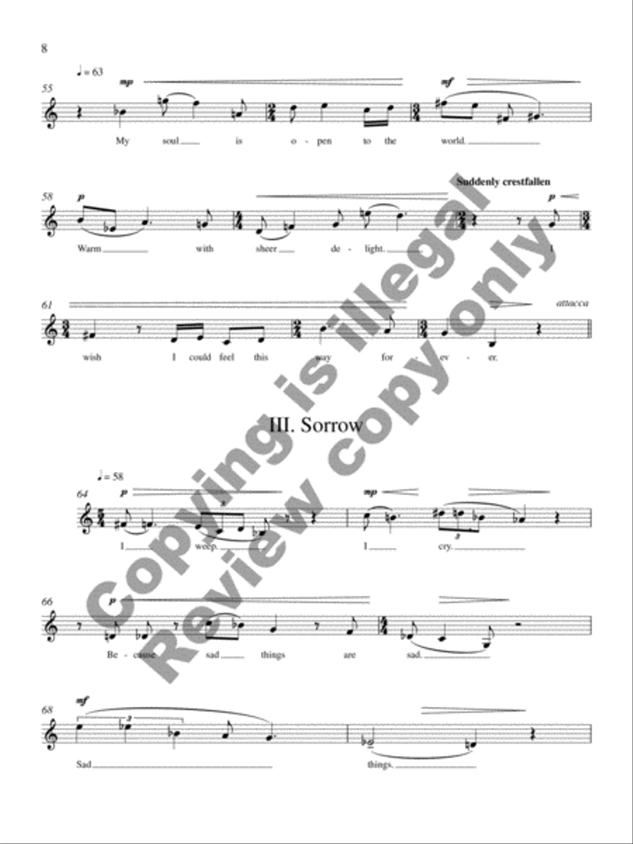 Sentiment A Cappella scores gallery preview page 7