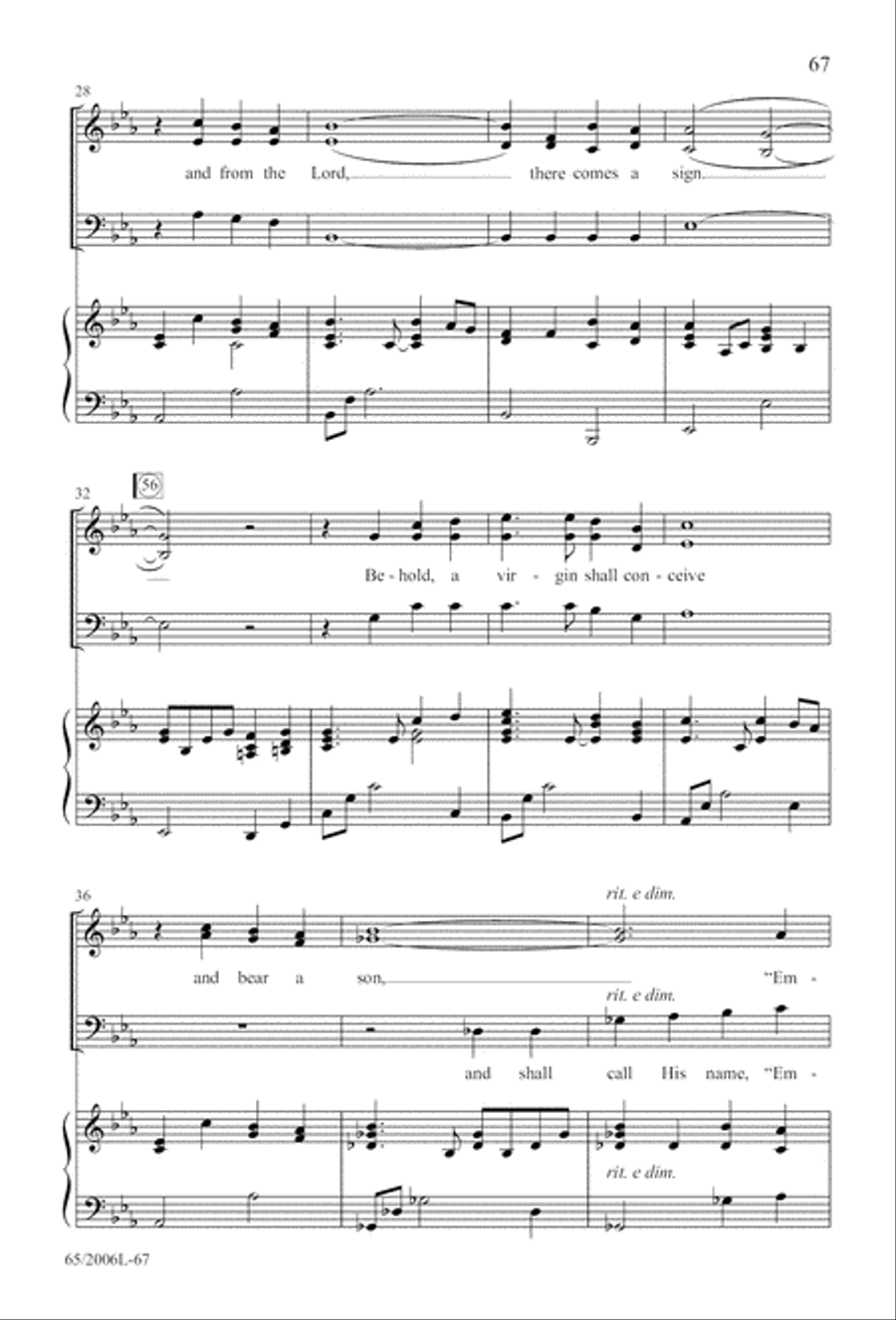 I Hear the Prophet Callin' 3-Part scores gallery preview page 68
