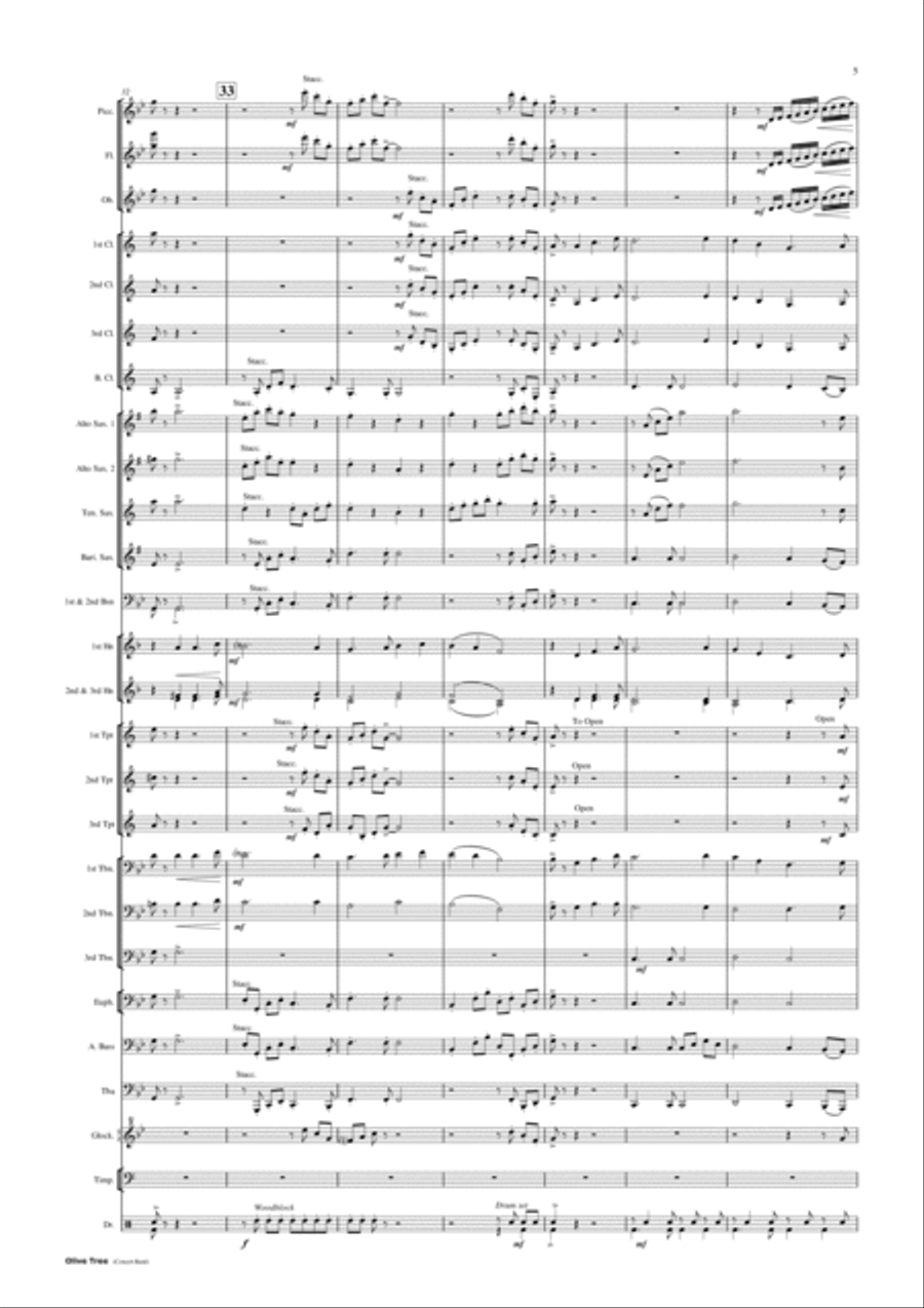 Olive Tree Concert Band scores gallery preview page 6