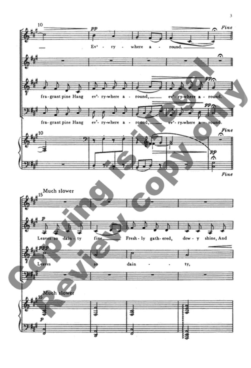The Seven Joys of Christmas: 5. The Joy of the New Year: New Year Song (Choral Score)