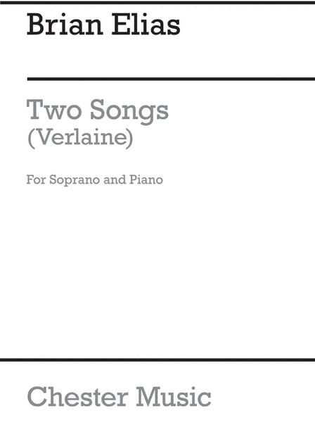 Two Songs (Verlaine)  Sheet Music