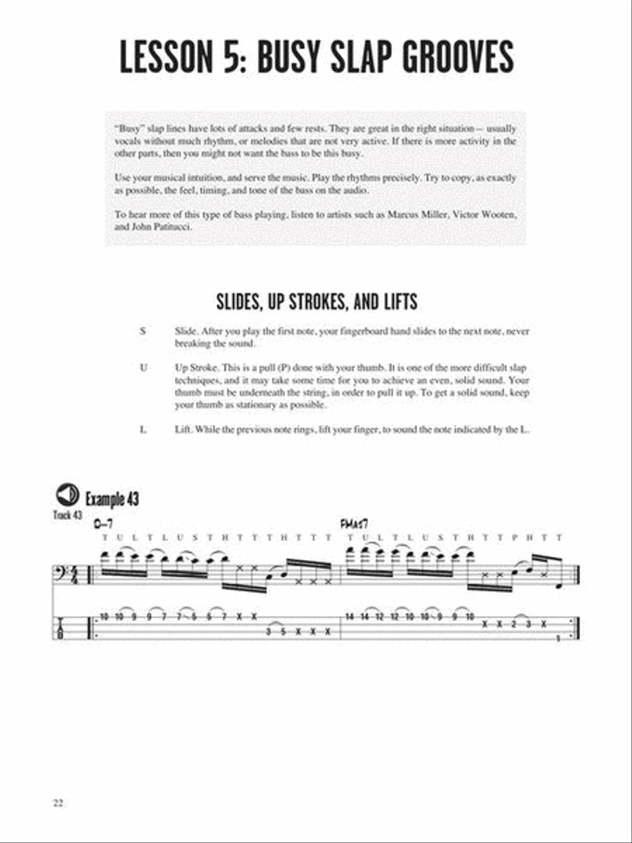 Slap Bass Lines Electric Guitar scores gallery preview page 6