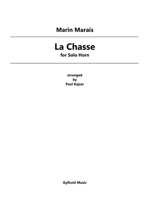 La Chasse (Solo Horn)