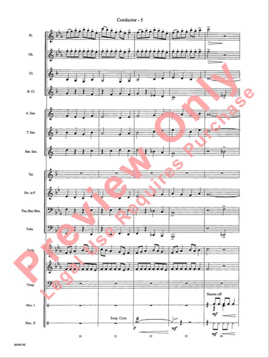 Engines of Resistance Concert Band scores gallery preview page 8