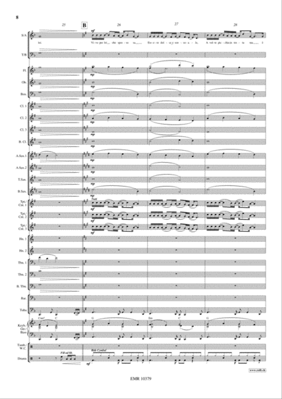 Vivo Per Lei Vivo Per Lei 4-Part scores gallery preview page 9