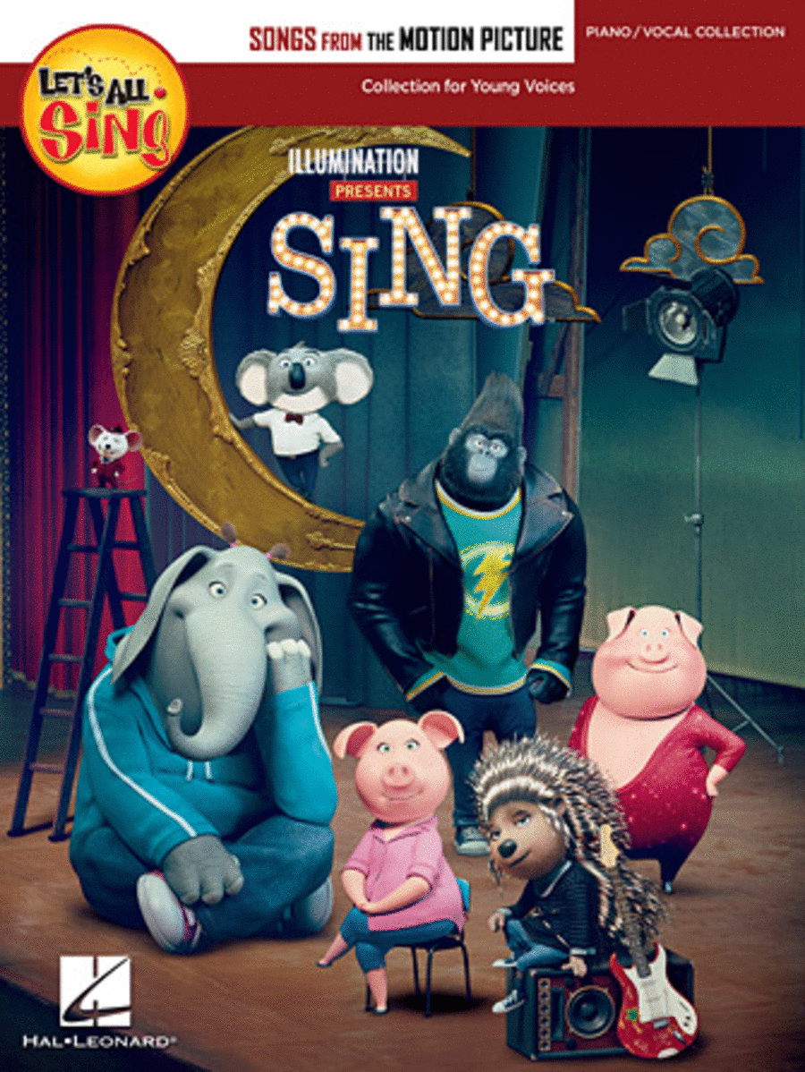 Let's All Sing Songs from the Motion Picture SING Choir scores gallery preview page 1