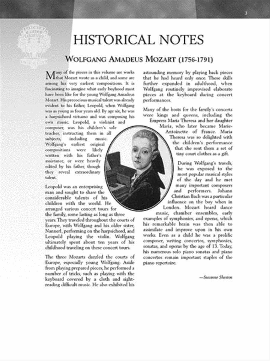 Mozart – 15 Easy Piano Pieces Easy Piano scores gallery preview page 6