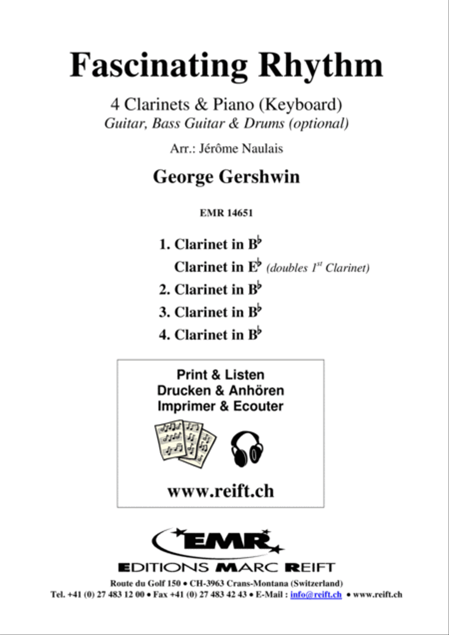 Fascinating Rhythm Fascinating Rhythm Clarinet scores gallery preview page 2