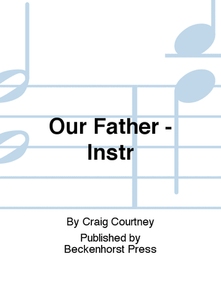 Book cover for Our Father - Instr