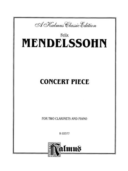 Mendelssohn: Concert Piece