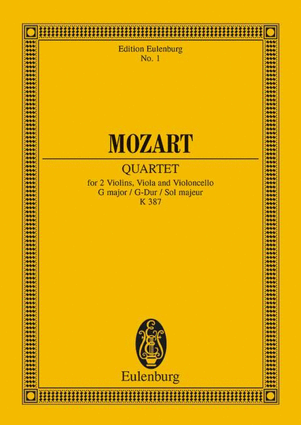 String Quartet, KV. 387 in G Major