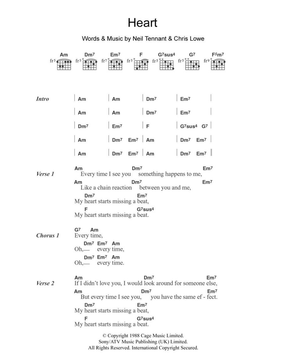 Heart Heart Acoustic Guitar scores gallery preview page 1