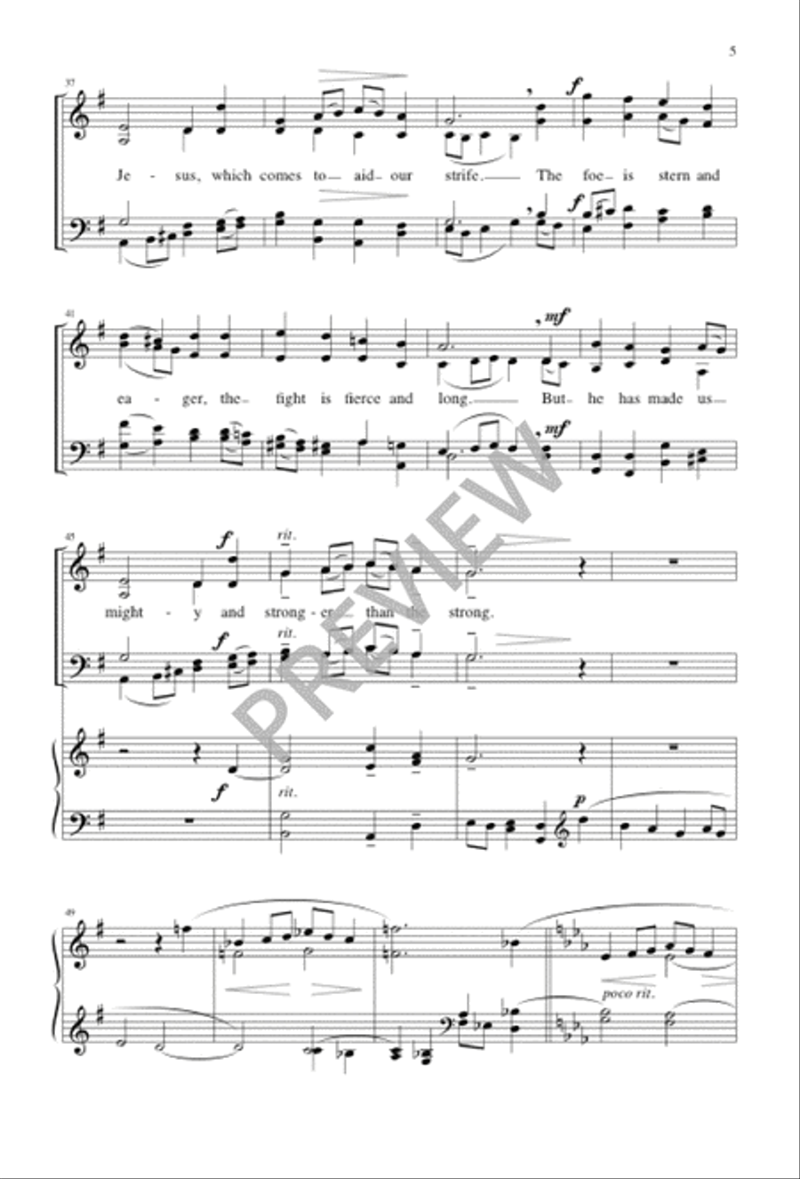Come unto Me, Ye Weary Come unto Me, Ye Weary 4-Part scores gallery preview page 6