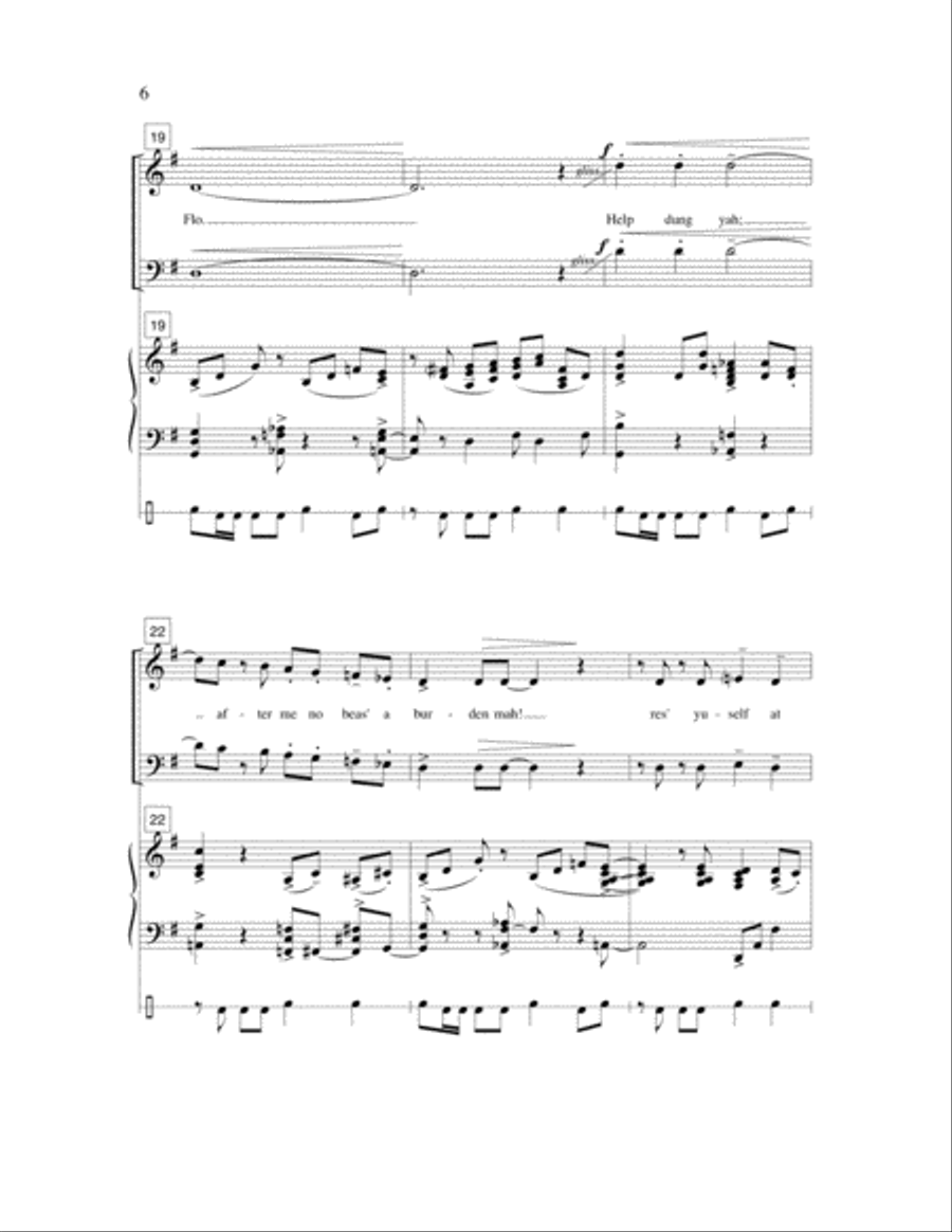 Evenin' Time 4-Part scores gallery preview page 4