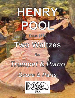 Opus 151a, Two Waltzes for Trumpet & Piano (Score & Parts)