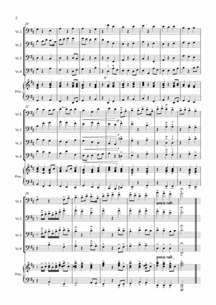 Jupiter Hymn for Cello Quartet image number null
