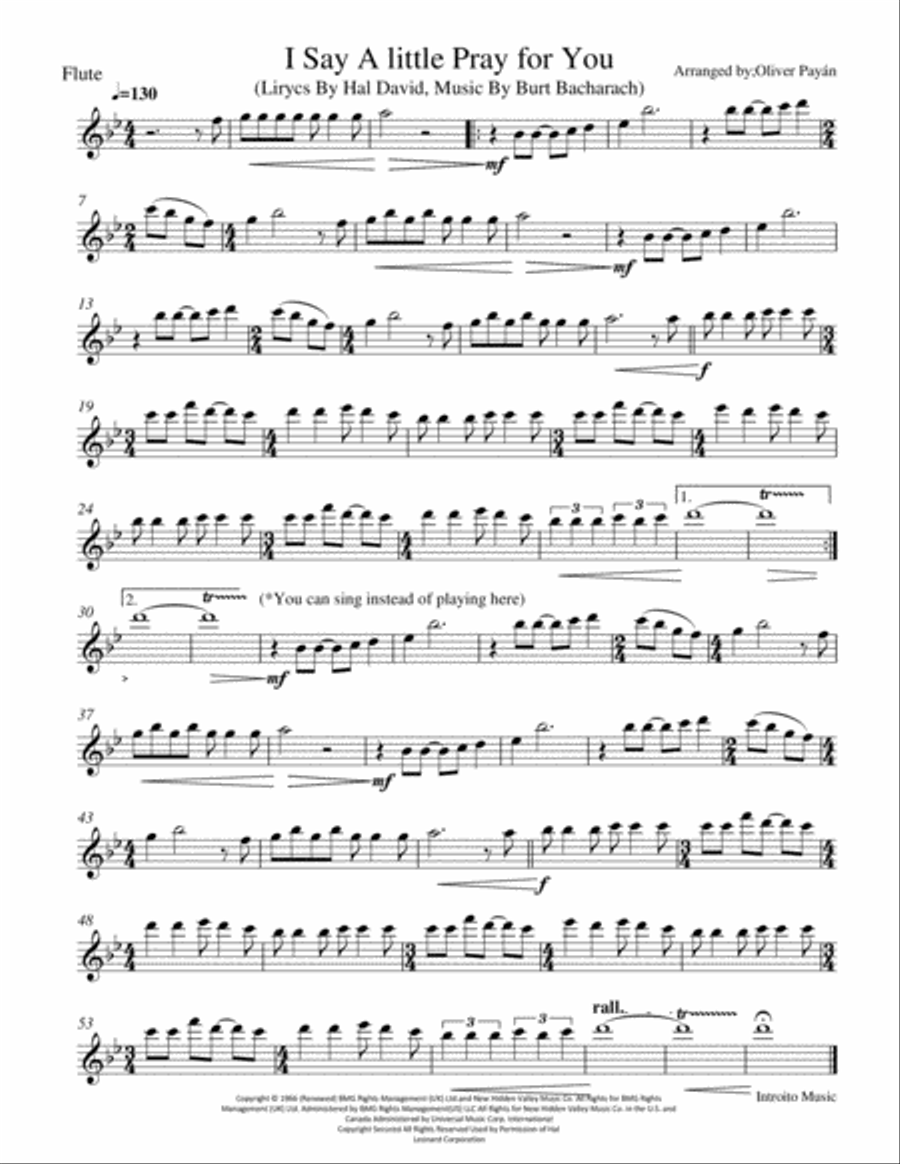 I Say A Little Prayer I Say A Little Prayer Woodwind Quintet scores gallery preview page 5