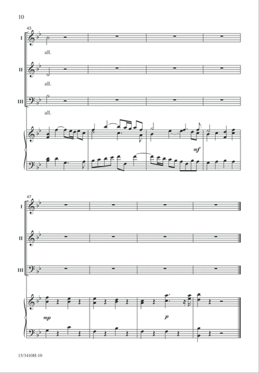 Glory to God 3-Part scores gallery preview page 10