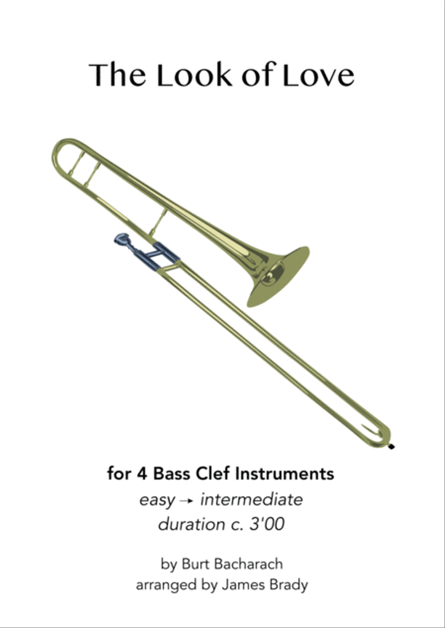 The Look Of Love Brass Ensemble scores gallery preview page 1