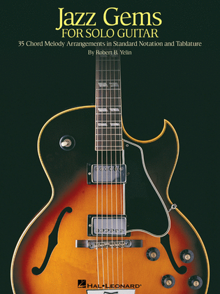 Book cover for Jazz Gems for Solo Guitar