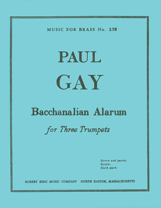 Book cover for Bacchanalian Alarum (trumpets 3)