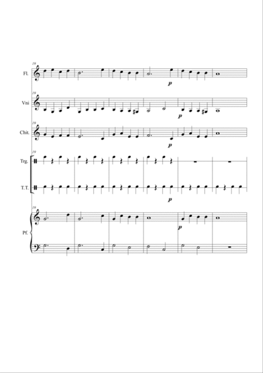 Pavane d'Angleterre Pavane d'Angleterre Flute scores gallery preview page 4