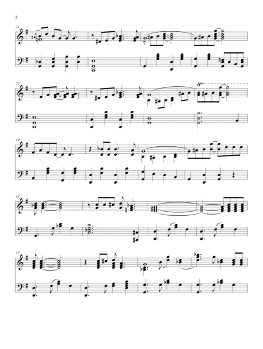 St. Louis Blues Piano Solo scores gallery preview page 2