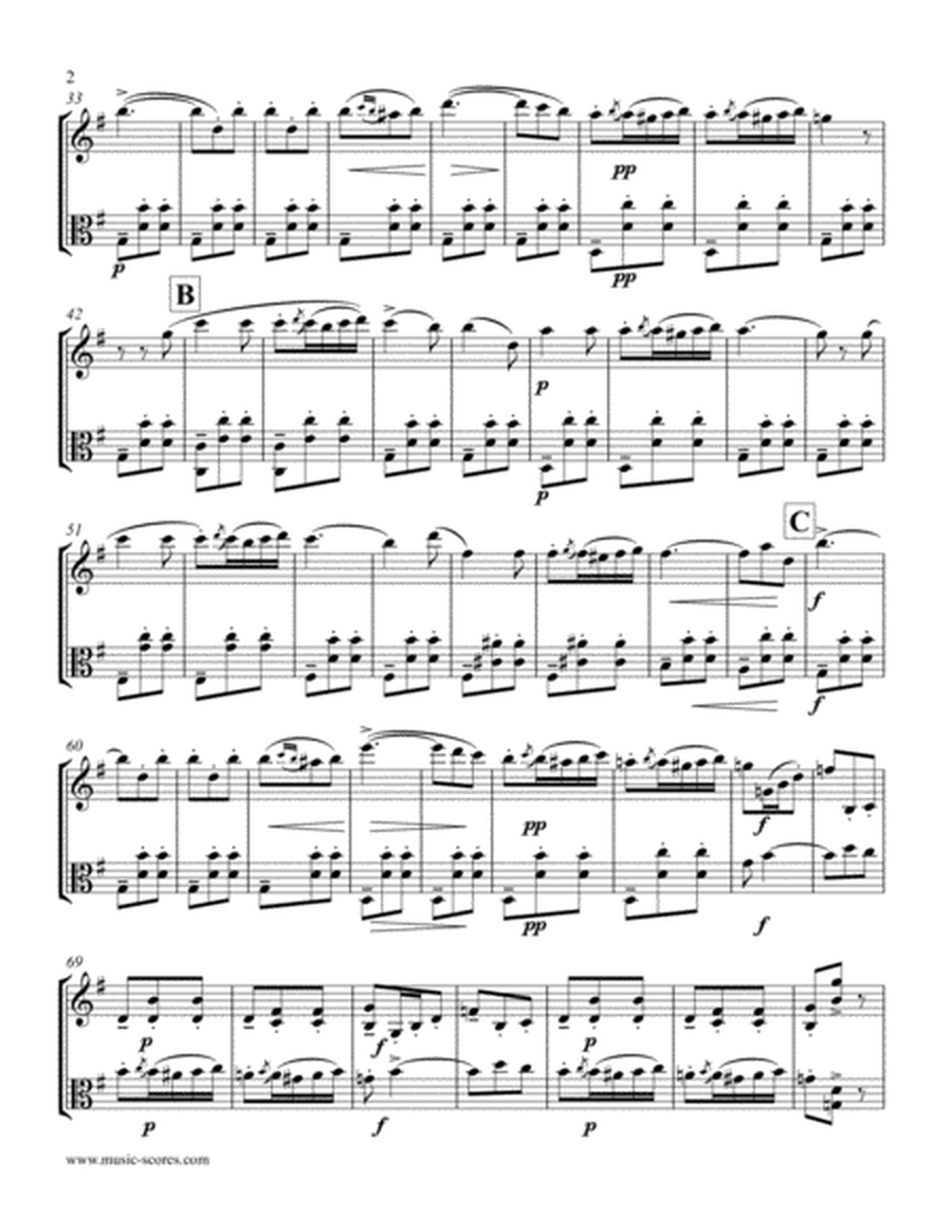 Libiamo ne lieti calici - Brindisi from La Traviata - Violin & Viola image number null