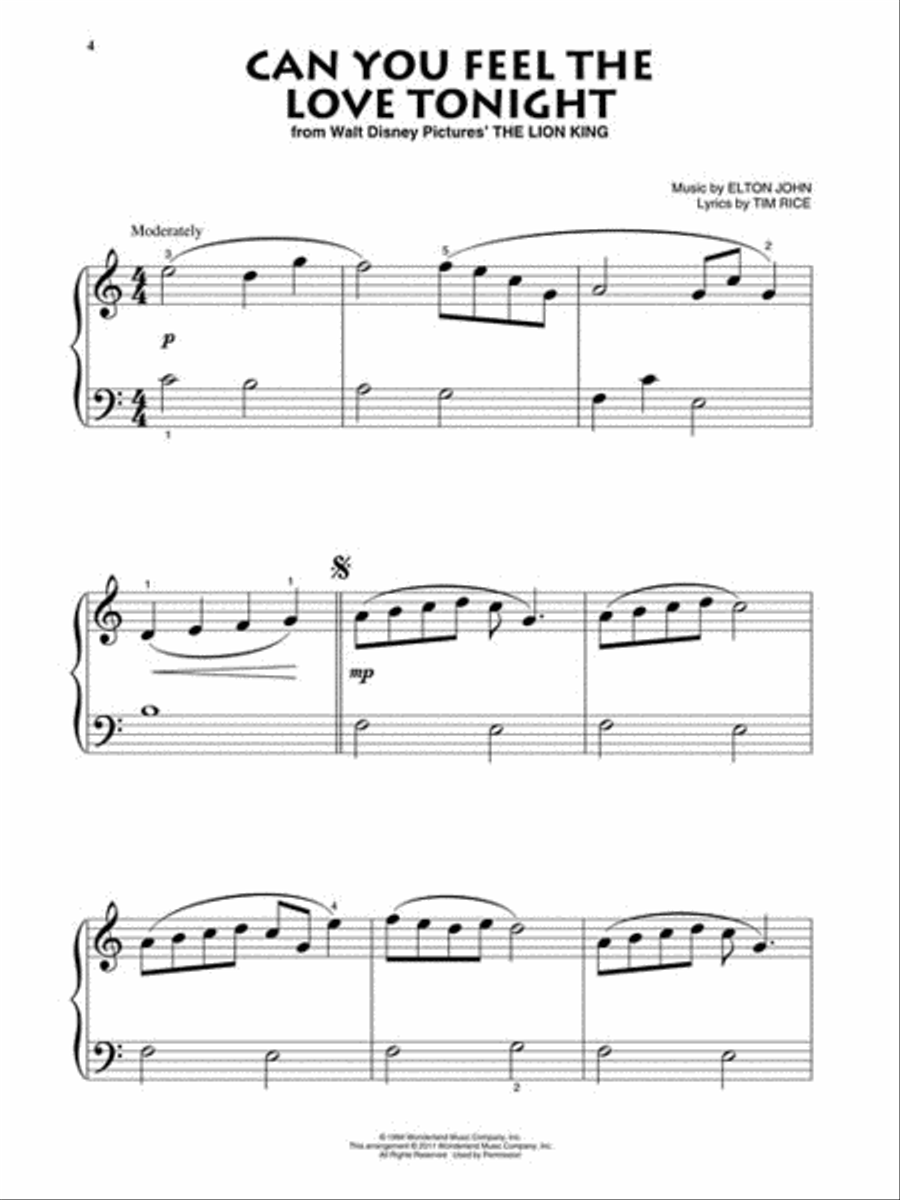 Disney Favorites Disney Favorites Piano Solo scores gallery preview page 4