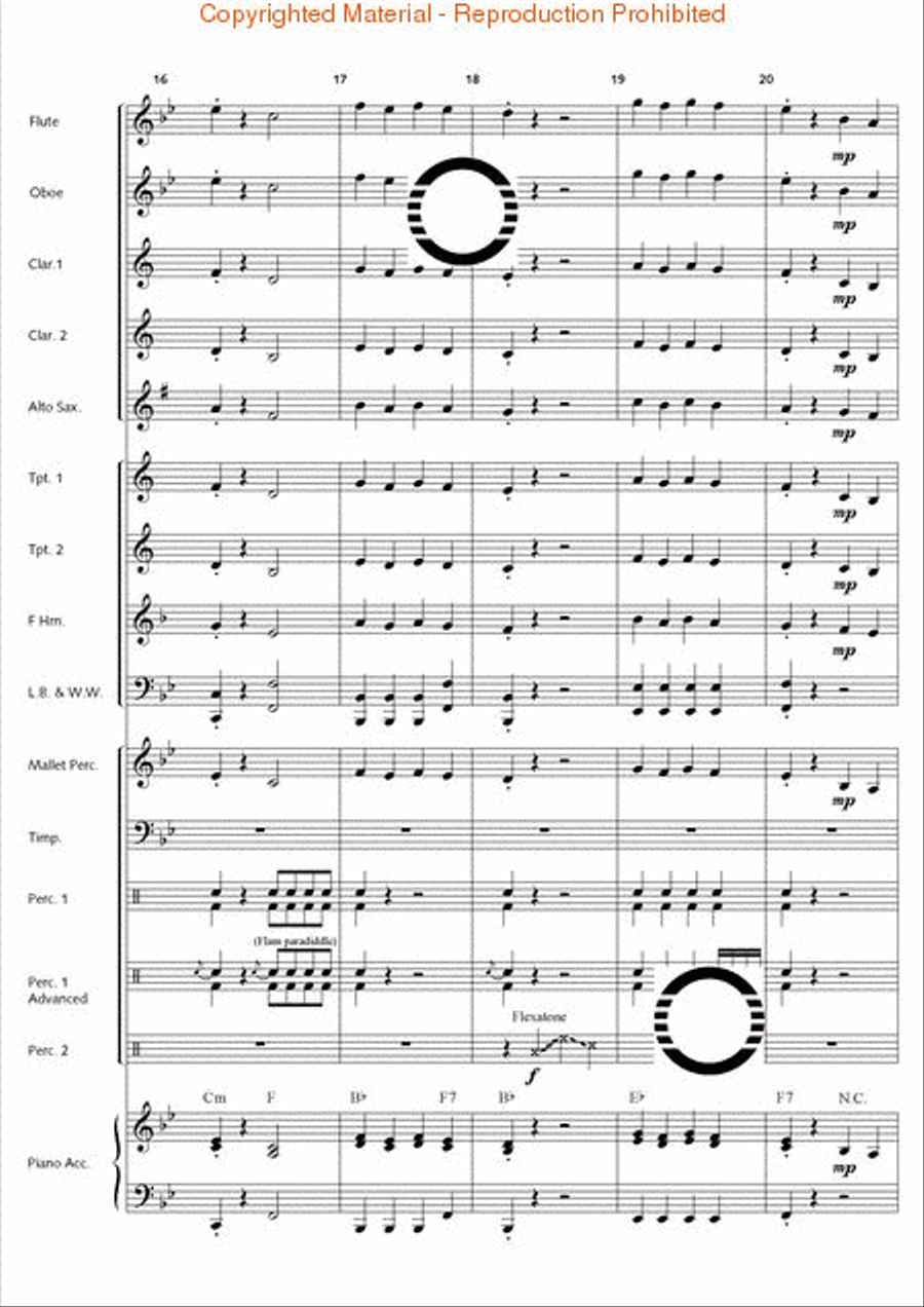 Penguin Promenade Concert Band scores gallery preview page 5