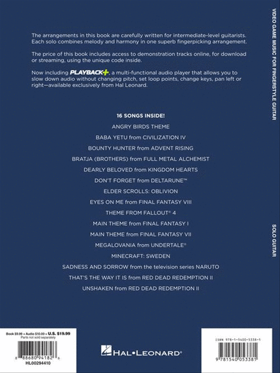 Video Game Music Video Game Music Guitar Tablature scores gallery preview page 7