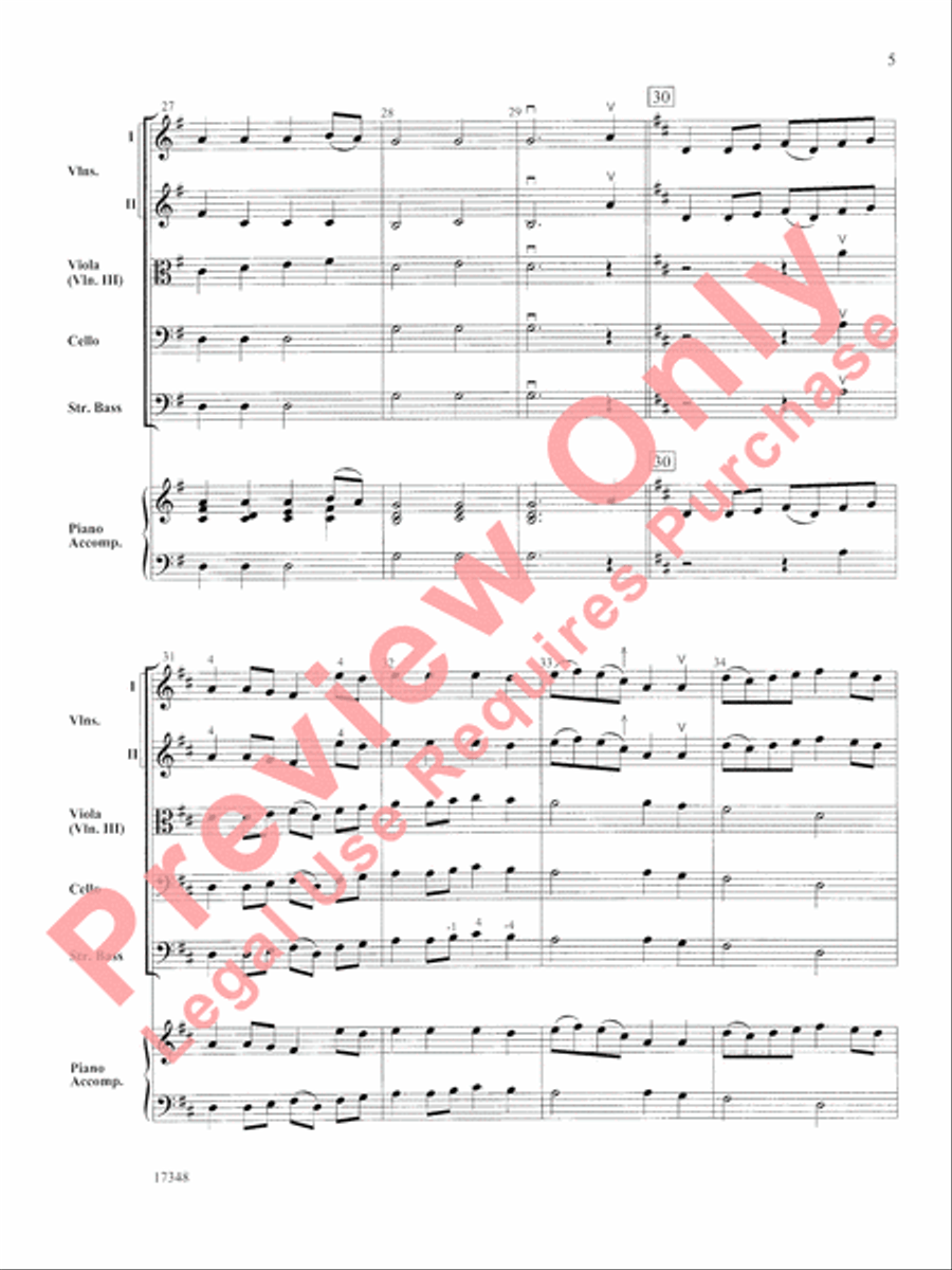 A Shaker Hymn A Shaker Hymn String Orchestra scores gallery preview page 6