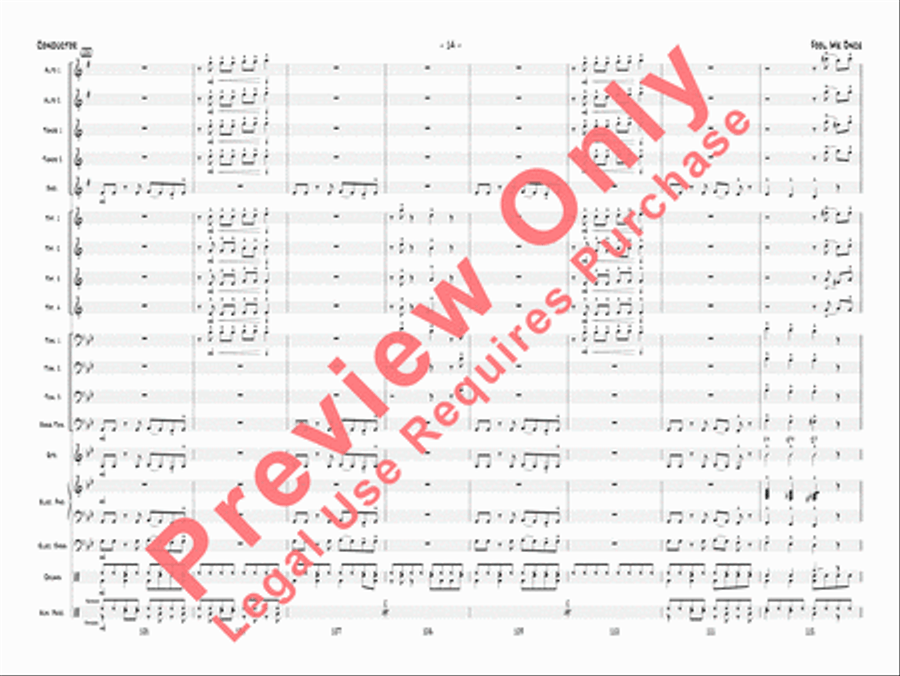 Fool Me Once Jazz Ensemble scores gallery preview page 17