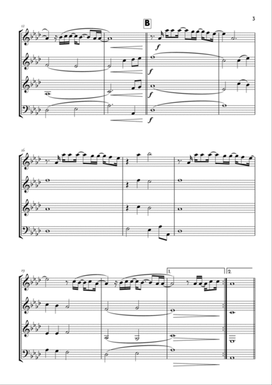 Goodness Of God Goodness Of God Saxophone Quartet scores gallery preview page 3
