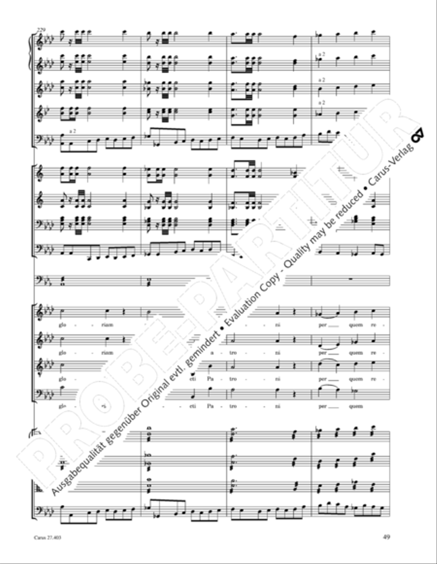 Mottetto per San Paolino Mottetto per San Paolino 4-Part scores gallery preview page 50