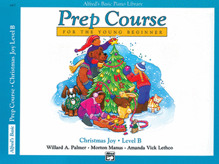Book cover for Alfred's Basic Piano Prep Course Christmas Joy!, Book B