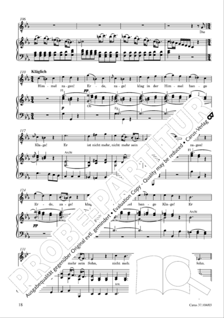 Ein Lammlein geht und tragt die Schuld 4-Part scores gallery preview page 19